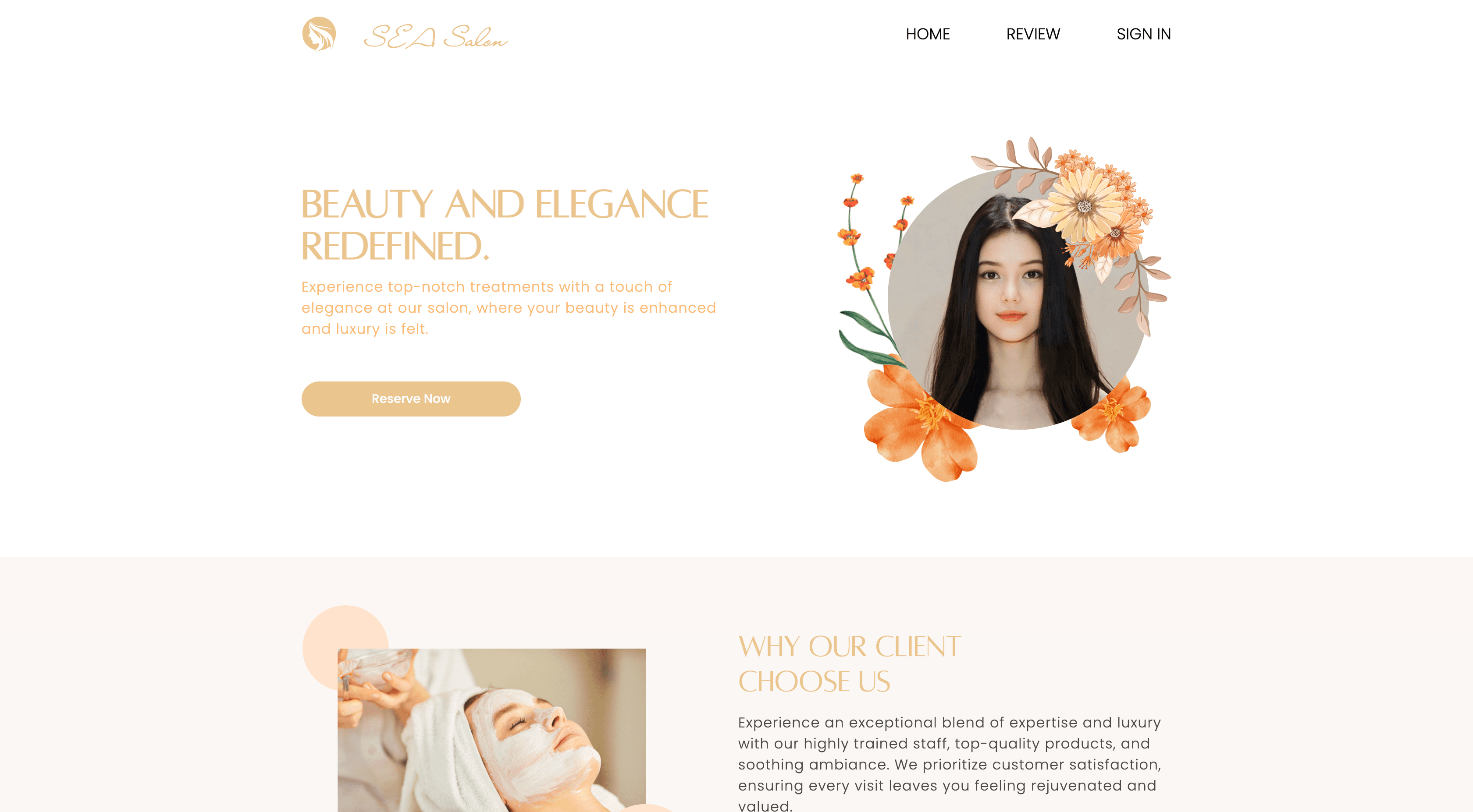SEA Salon Website